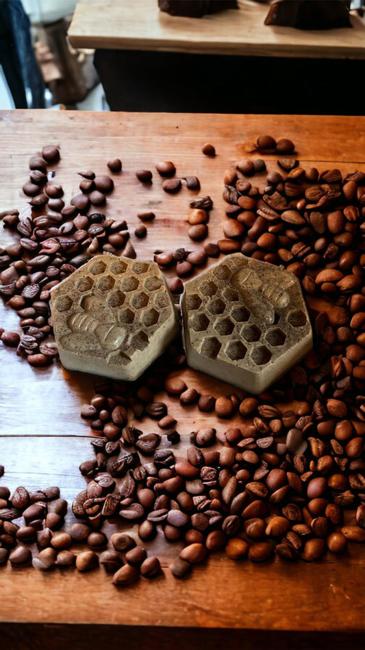 Handmade organic coffee soap